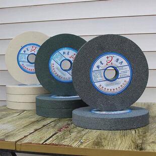 台式砂轮机300绿片磨钻头磨刀磨刀石白刚玉棕刚玉砂轮碳化硅砂轮