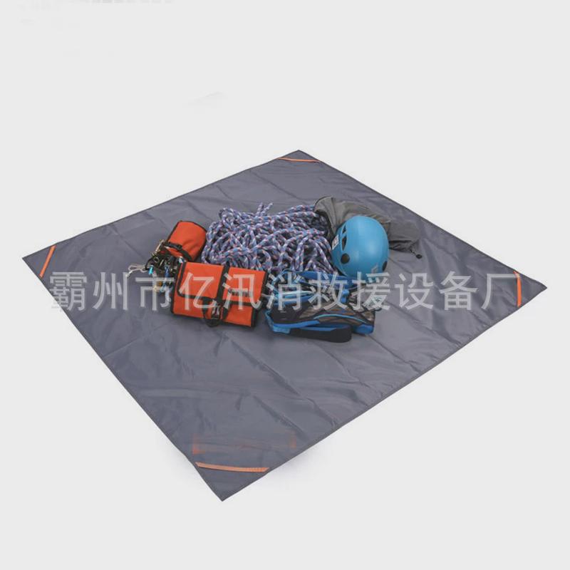 户外攀岩收绳地席便携手提收纳布登山配件涤纶地布BH2201