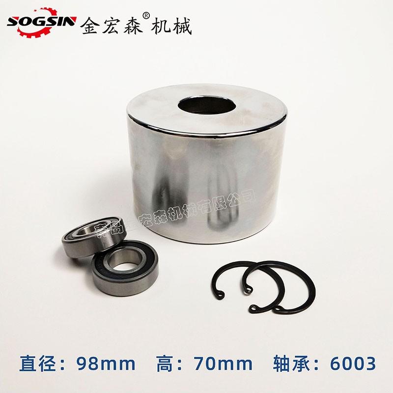 极东封边机配件大全刮胶装置木工封边机橡胶轮免打孔贴轮压压带轮