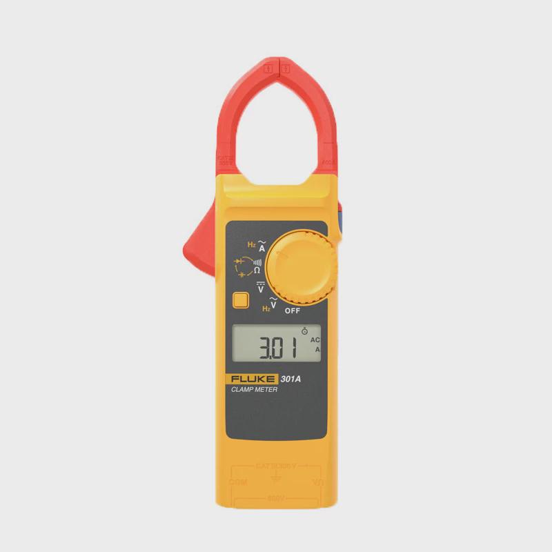 福禄克fluke301a+数字钳形表f301b多用表f301c轻薄便携钳形万用表图片