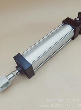 国产拉杆式带安装附件气缸SC100X250-CA-CB-Y带双耳座和单耳座