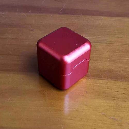 铝制方块带磁性巧克帽金属皮带扣巧夹子粉盒台球杆皮头通用巧粉克
