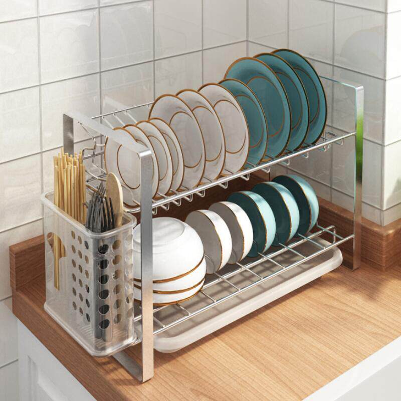 不锈钢304双层小型碗碟架晾放碗盘筷子沥水架家用厨房置物架台面,乐器/吉他/钢琴/配件,其它乐器配件,淘宝优惠券,粉丝福利购,淘宝优惠卷