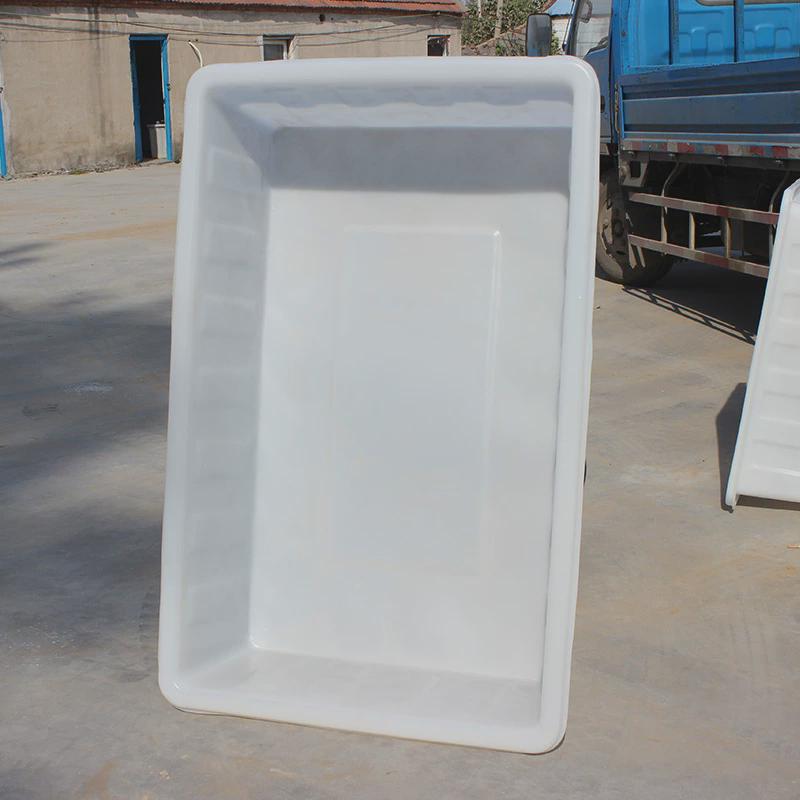 塑料牛筋浅水箱大号白色长方形储水桶水产养殖养鱼养龟尼龙牛津盆