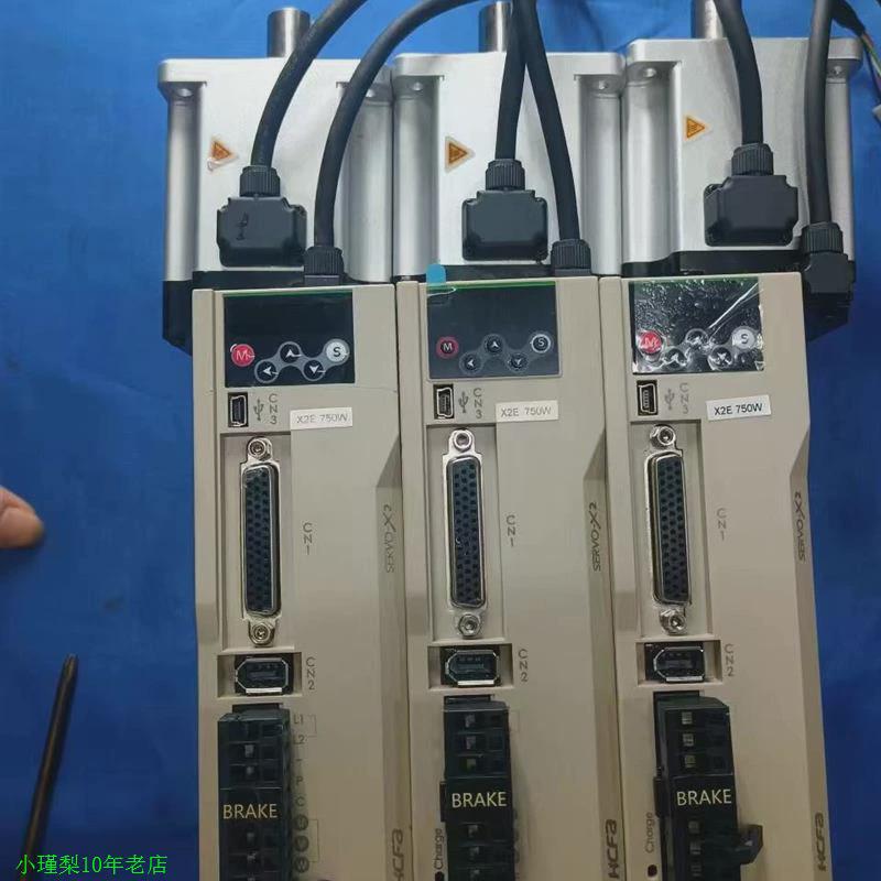 议价驱动器/控制器拆机禾川伺服驱动器电机整套—750w