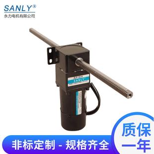 直流直线往复减速机齿条电机排杆马达推 拍前咨询东莞永力6W交流