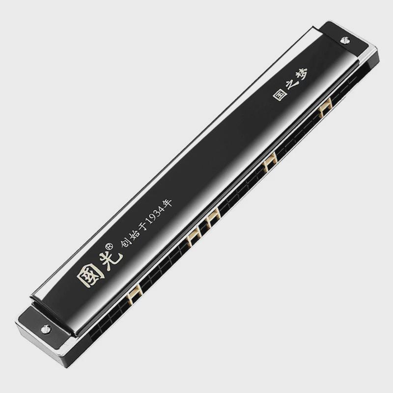 国光国之梦口琴24孔复音28重音c调演奏儿童专业初学者级乐器男士
