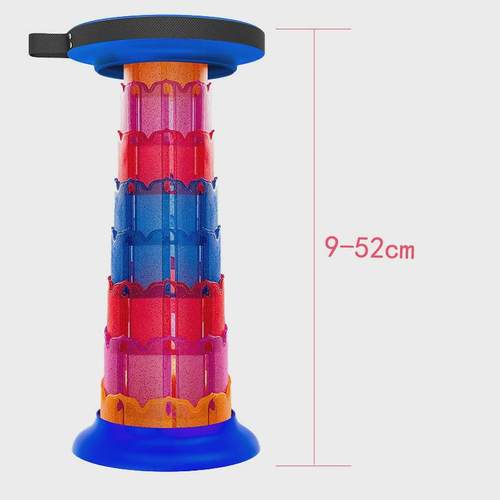 义乌伸缩凳便携式塑料凳可调节折叠凳旅游户外用品露营钓鱼凳