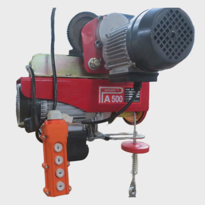 吊直供家用220v联体微型电动葫pa200-pa1200带跑车一体式小厂家