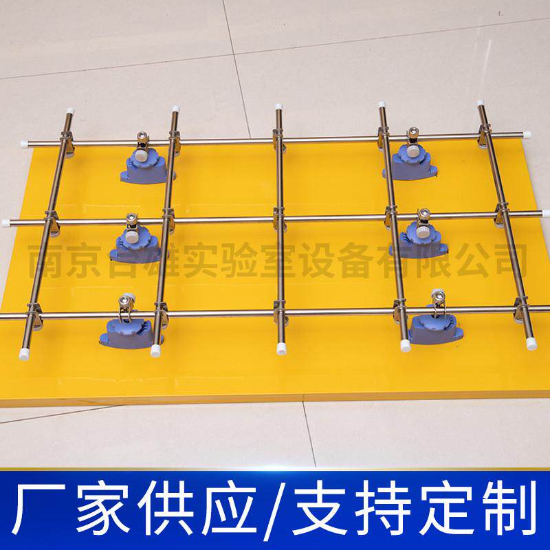 全钢通风柜网架厂家直供实验室试管蒸馏架玻璃纤维通风橱架不锈钢