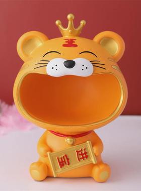 安娜贝儿托盘钱罐收纳托盘摆件客厅办公桌面轻奢家居树脂工艺品