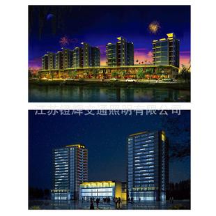 管防水低压楼层亮化彩色12v220v LED单色线条灯暖白红黄彩护栏数码