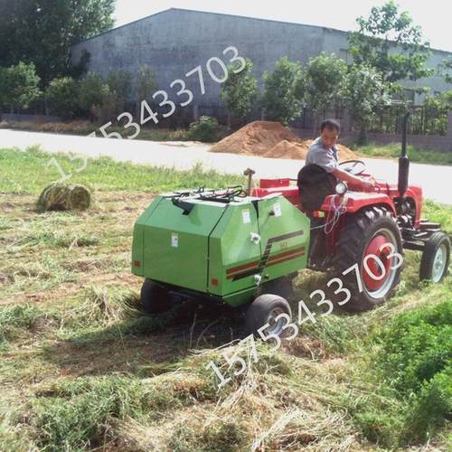 小型圆形打捆机牧草苜蓿打包机迷你打捆机