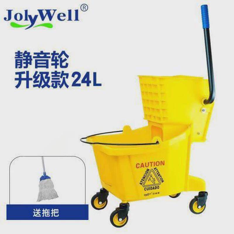 榨水车拖把桶挤单免手洗拖地桶家用加厚长方形商用水器桶配件