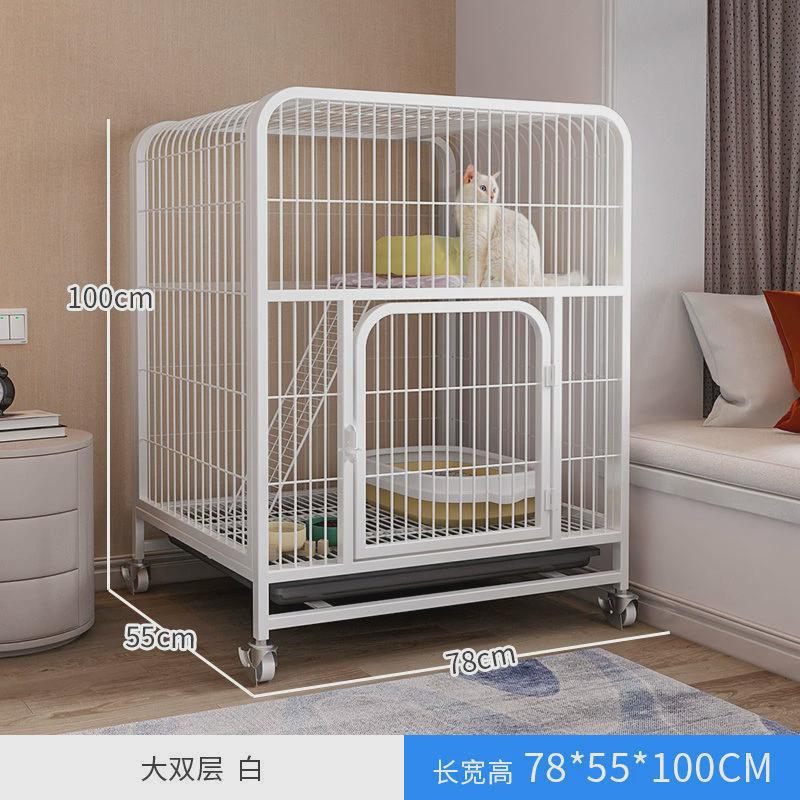 猫别墅笼子家用超大自由空间猫咪专用室内空舍屋不占地小户型