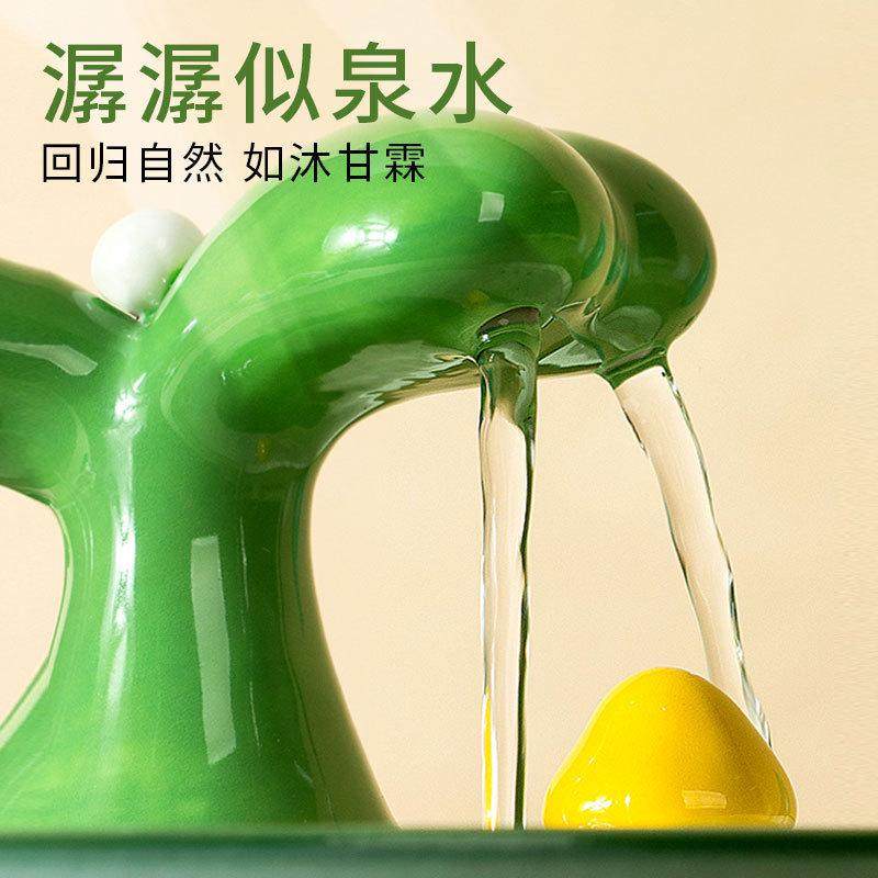 猫咪自动饮水机陶瓷饮水器过滤流动循环猫咪狗狗喝水电动宠物用品