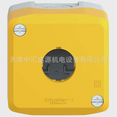 xalk01灰色按钮盒净盒1孔黄/塑料急停按钮盒xalk01空控制站