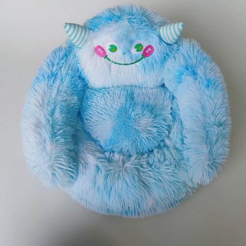 长毛窝卡通怪兽宠物窝垫狗窝猫窝四季通用可水洗创意个性可爱毛绒