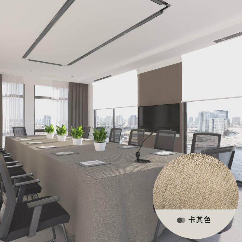 t5lp加大商务会议室桌布长方形尺寸会议桌茶桌办公室纯色素色宽台