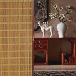 折叠屏风竹帘子推拉门隔断拉帘客厅装饰窗帘家用厨房商铺竹帘门帘