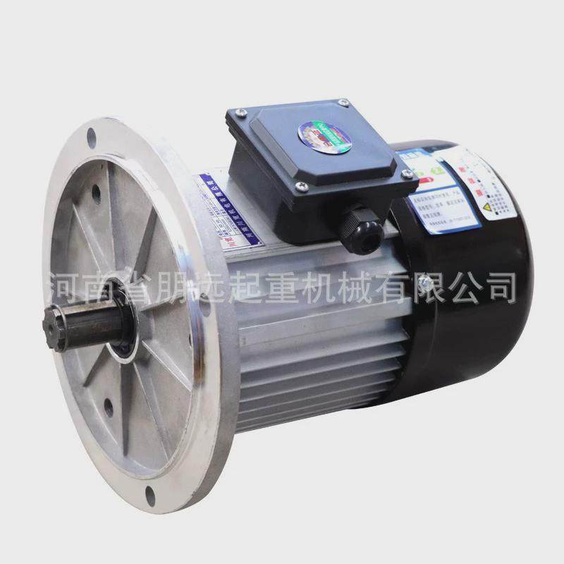 行车软启动电机YDE802-4-0.8KW电磁制动电机起重机航吊行走电机