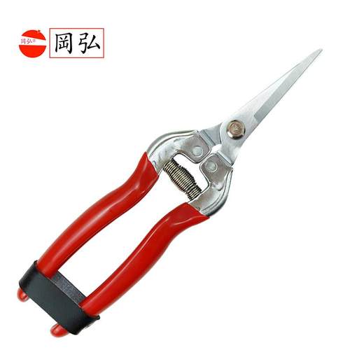台湾冈弘318园艺剪刀树枝修枝剪果树葡萄剪子剪刀摘果剪花艺园林