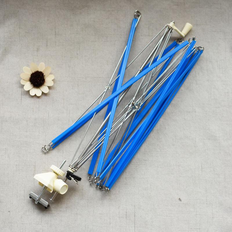 撑毛线编织工具家用手动毛线绕线机摇线机缠线屯手摇绕器线伞架架