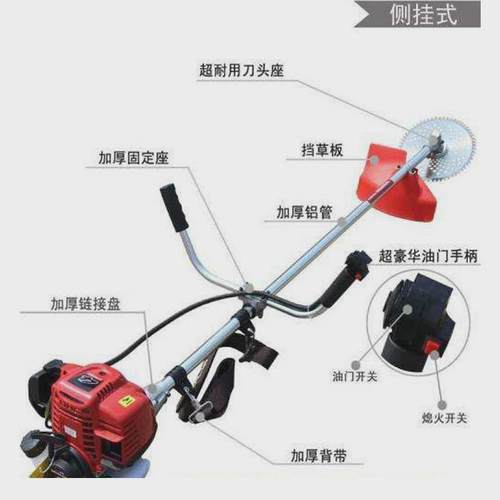 背负式侧挂式割草机全自动杂草割除机农用松土机除草机