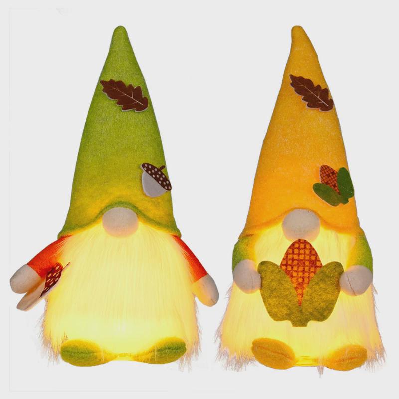 Autumn Fall Gnome Swedish Nisse Tomte Elf Dwarf with LED