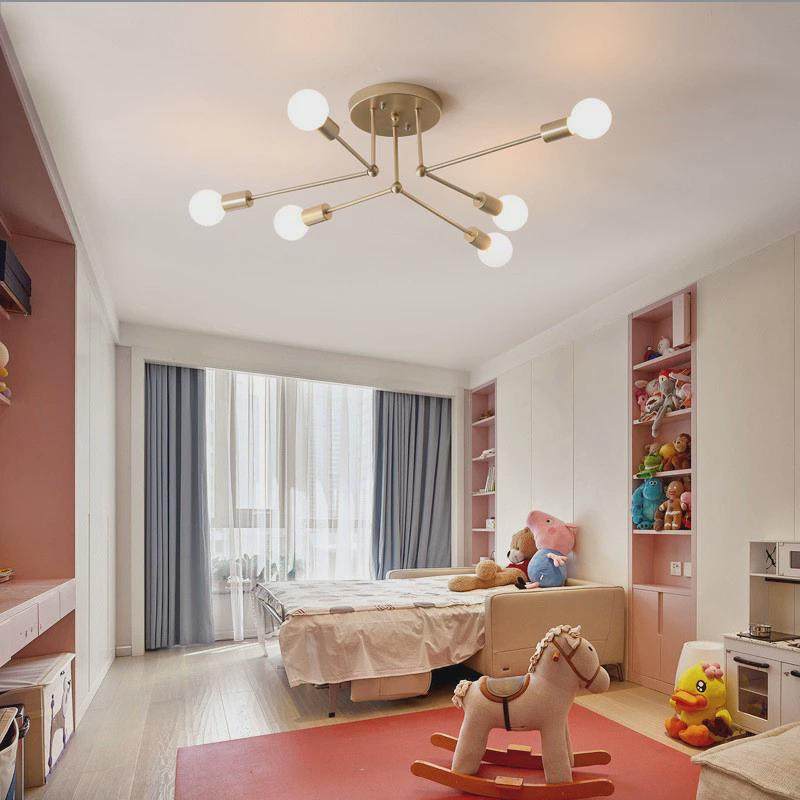 led灯吸顶灯现代铁艺灯北欧简约吸顶灯卧室创意个性家居灯具,家装灯饰光源,客厅吸顶灯,淘宝优惠券,粉丝福利购,淘宝优惠卷