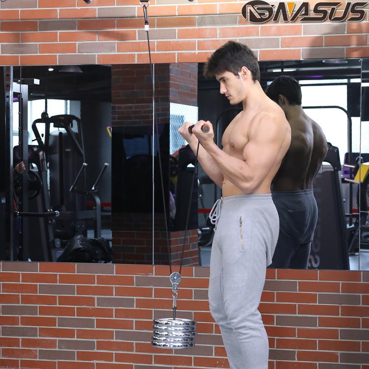 臂力器健身器材高拉杆千斤棒拉力器运动器材哑铃