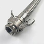 板把式 金属软管不锈钢波纹高温编织软管卡金属软管快接槽式