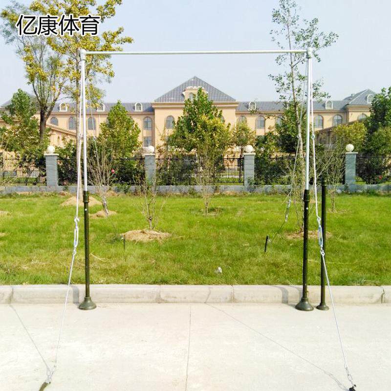 比赛训练单杠铸铁大底盘户外引体向上室外公园家用单双杠回环厂家