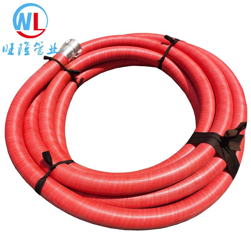 3寸水泥发泡机胶管4寸两层钢丝编织高压胶管输送混凝土砂浆胶管