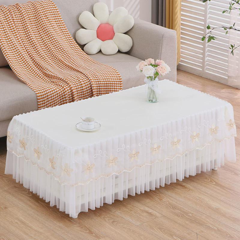 防水防油新款茶几电视柜皮革桌布防尘罩简约长方形餐全包桌布防烫