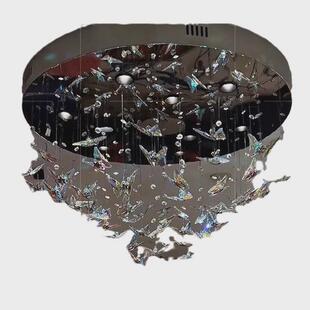 灯水晶灯餐厅灯新款高级感客厅吊灯创意艺术造型灯别墅大厅主轻奢