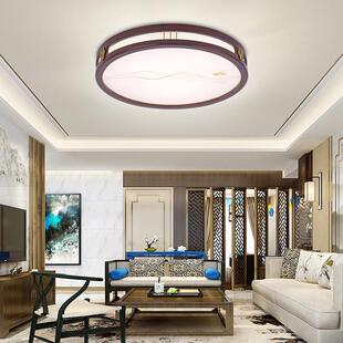 华清宫卧室金丝檀木吸顶灯中国风led简约现代客厅新中式餐厅灯具