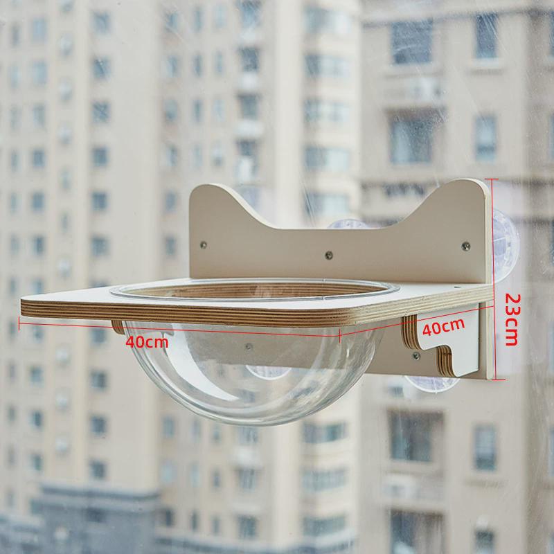 免打孔猫吊床猫窝挂式太空窝悬猫床吸盘猫爬架晒太阳挂窝猫跳台