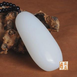 新疆和田玉把件籽料原石把玩碧玉手把玩和田玉手把件玉石