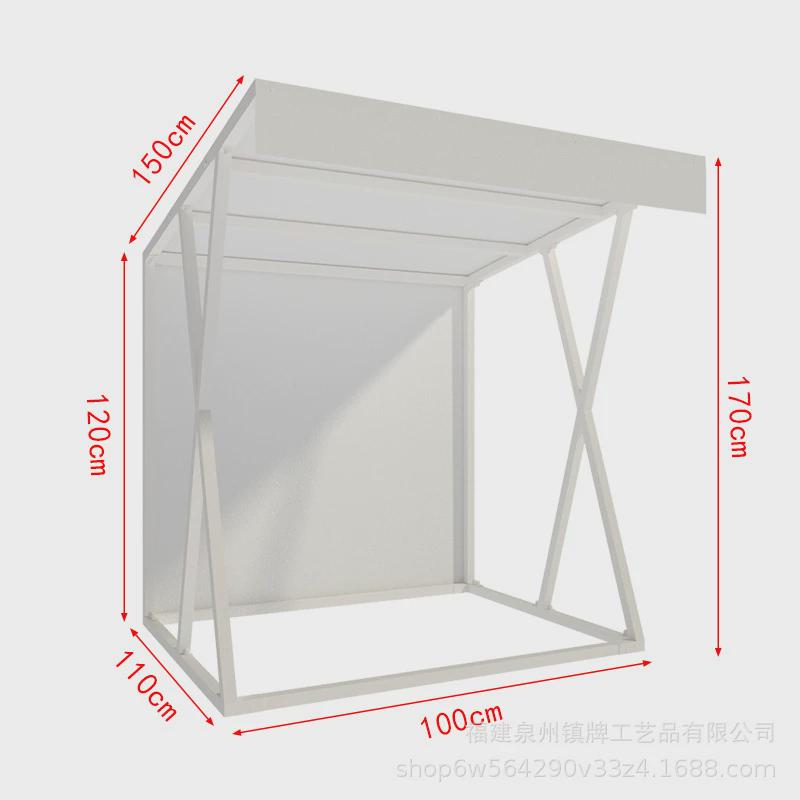 集市夜市摆摊帐篷户外展示架商场超市铁艺活动棚摊位货架创意挂布