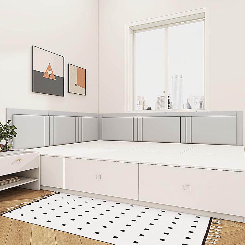 猫抓皮榻榻米软墙围炕围子防撞软背景靠背床头板软墙贴自粘,家装主材,背景墙软包,淘宝优惠券,粉丝福利购,淘宝优惠卷