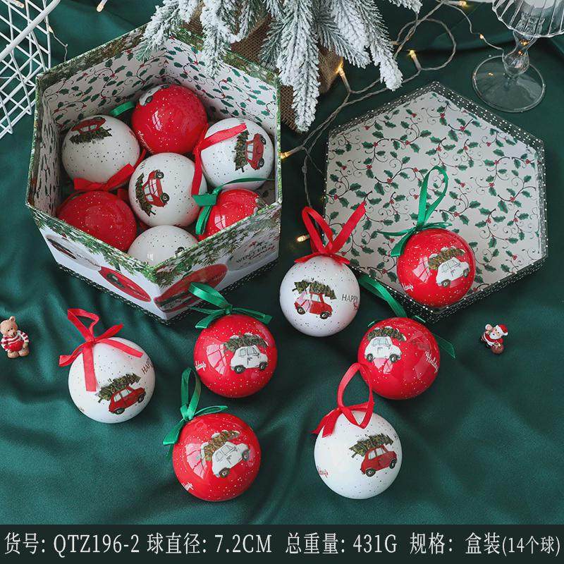 泡沫雪花老人雪人贴纸画圣诞用品圣诞树挂件装饰品装饰氛围布置球