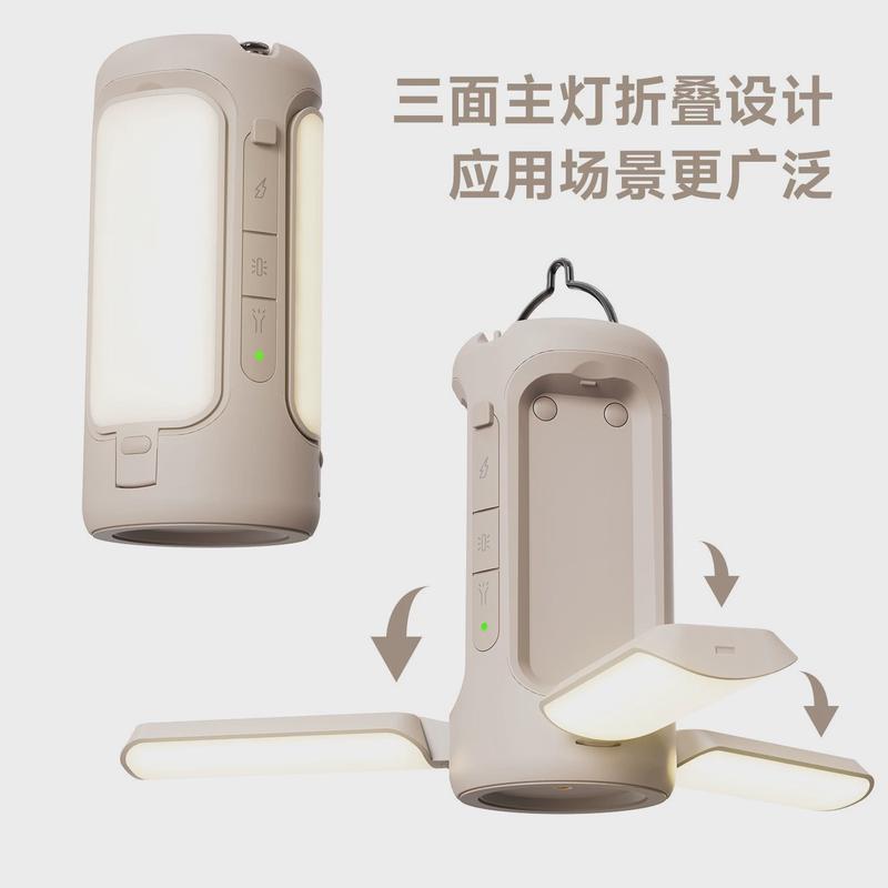 新款露营灯led大容量户外照明手电多功能三脚架折叠灯营地灯