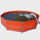 支架水池圆形可拆卸帆布水池pvc防刮耐磨水产养殖大容量养殖池