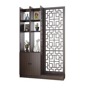 双面镂空隔断柜置物架装 入户屏风客厅新中式 饰进门玄关柜简约现代