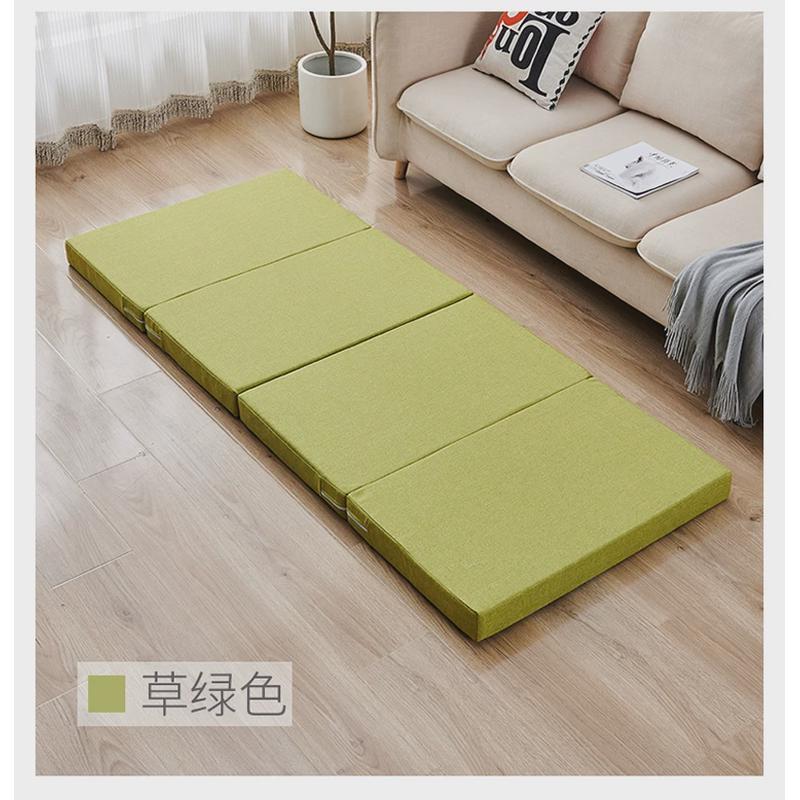 午休榻榻米简易床垫打地铺折叠学生单人便携用办公室床垫子海绵垫