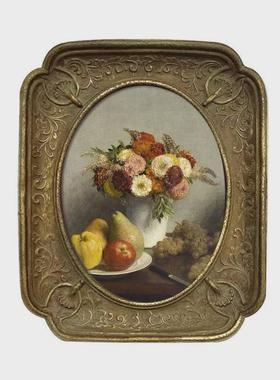 欧式复古做旧树脂浮雕花纹树脂相框壁挂影楼婚庆家居装饰相架摆件