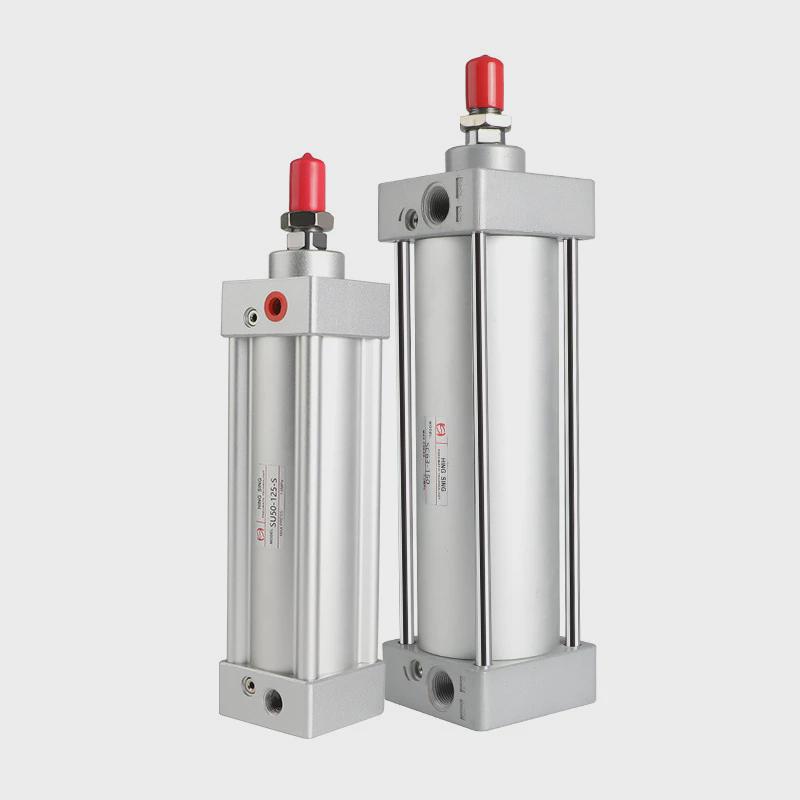 厂家定制各系列气动大推力气缸大型带磁小型气缸耐高温双轴气缸