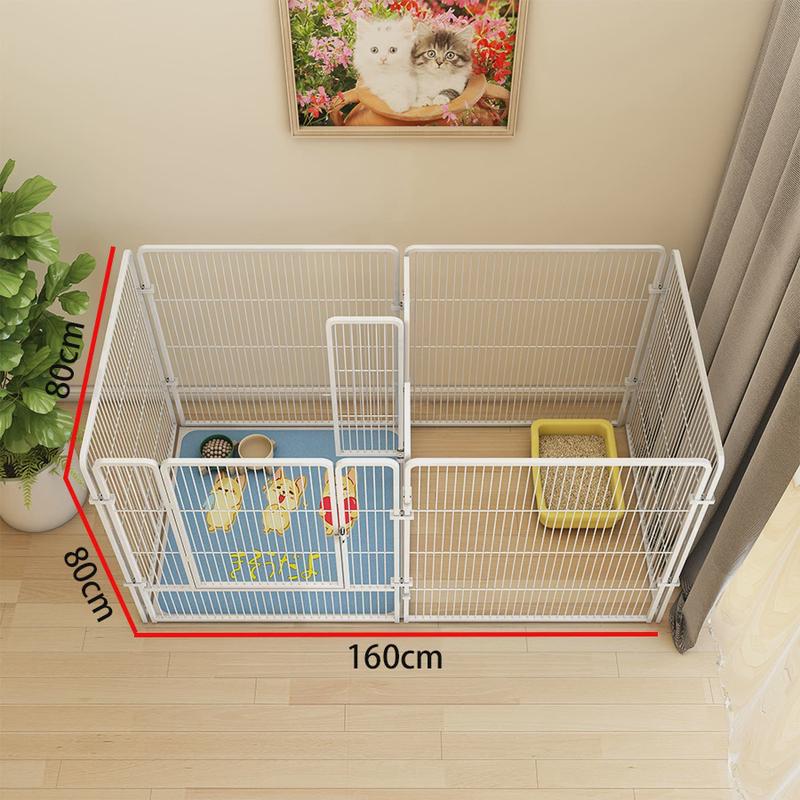 狗狗笼子狗围栏室家用内中大型犬狗笼子宠物栅栏自由组合带隔离门