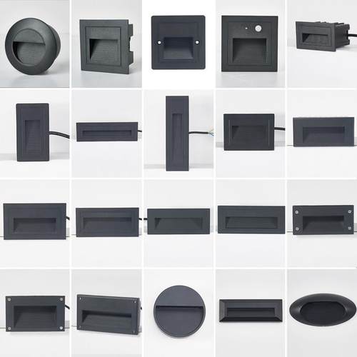 厂家直销楼梯阶led地脚灯嵌入式户外防水灯灯踏步台阶墙角灯长